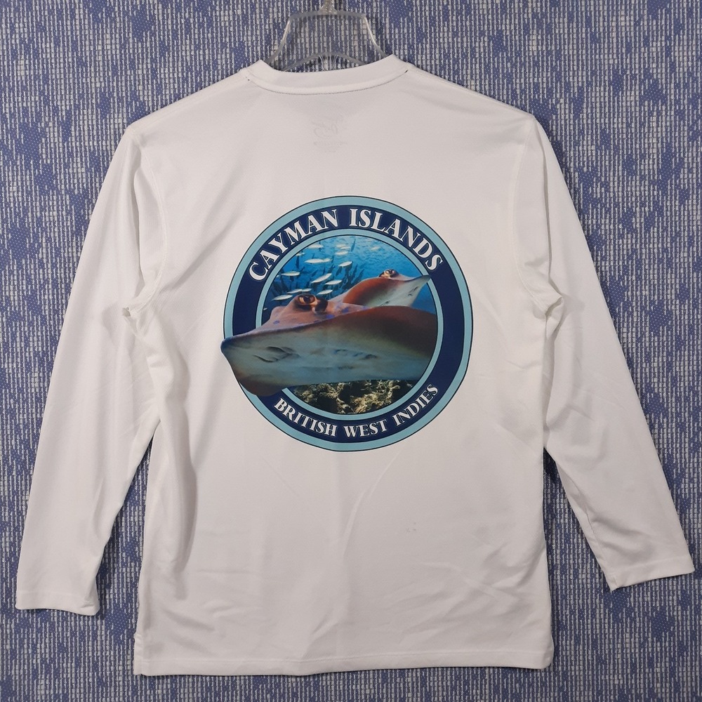 Native Outfitters Shirt Mens Small Anti-Snag Long Sleeve Cayman Islands Fishing